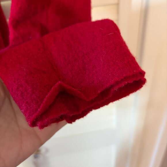 Cabi women's cardigan sweater jacket medium snap closure tie shawl collar red - Picture 7 of 13